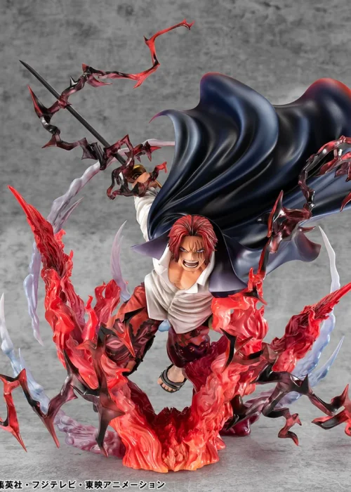 Alternative view of MEGAHOUSE One Piece P.O.P. Sa-maximum Leader Of Red Hair Pirates Red-haired Shanks Kamusari Statue