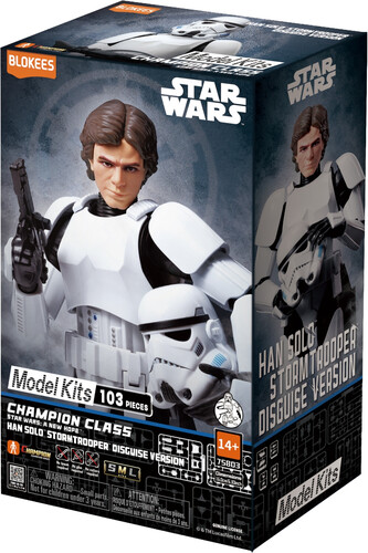 BLOKEES Star Wars Episode Iv A New Hope Han Solo Desguise Version Champion Class 03 Model Kit