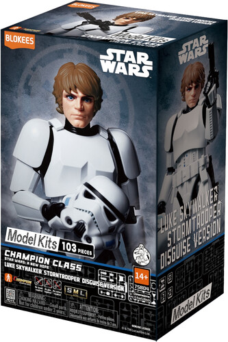 BLOKEES Star Wars Episode Iv A New Hope Luke Skywalker Disguise Version Champion Class 04 Model Kit