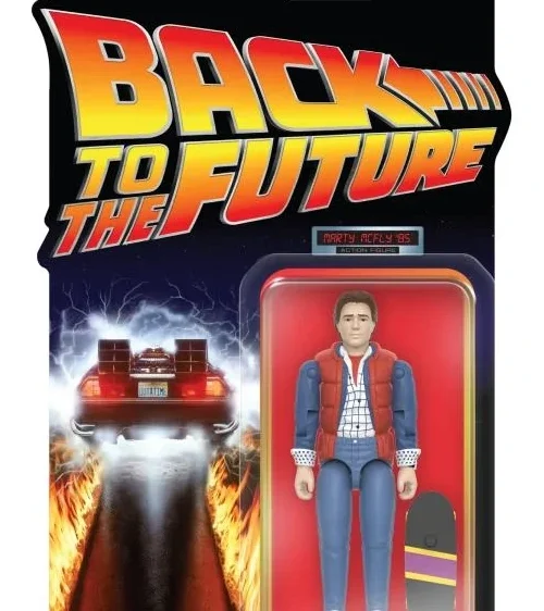 SUPER 7 Back To The Future Wave 1 Marty Mcfly '85 Reaction+ Figure