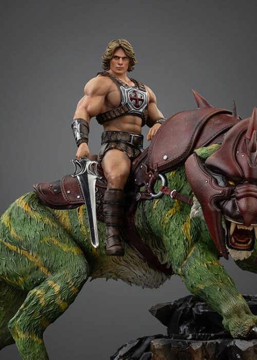 IRON STUDIOS Masters Of The Universe 2026 He-man And Battlecat 1/10 Statue