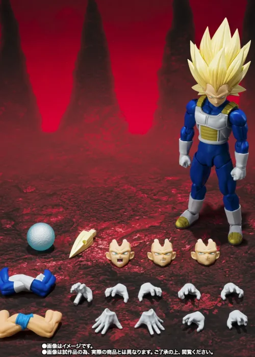 Alternative view of BANDAI SHF Dragon Ball Daima Super Saiyan 3 Vegeta S.H.Figuarts