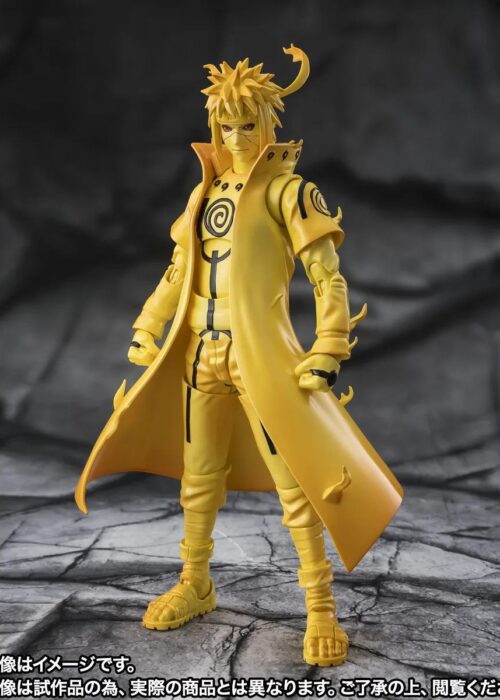 BANDAI Naruto Minato Namikaze Kurama Link Bond Of Light S.H. Figuarts