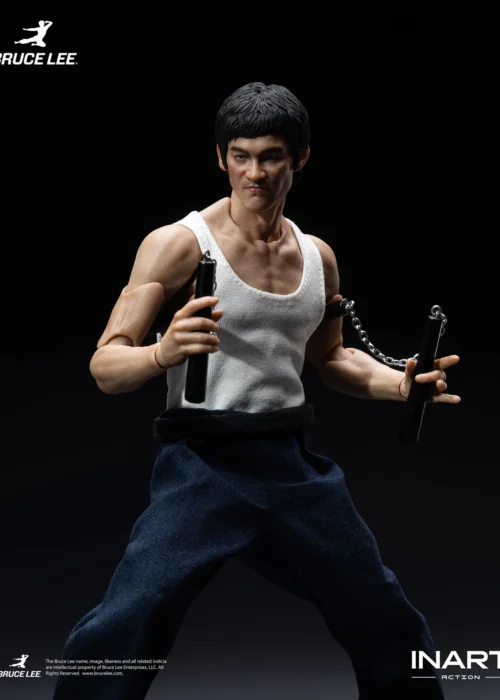 Alternative view of INART Bruce Lee (kung Fu Outfit) 1/12 Collectible Figure