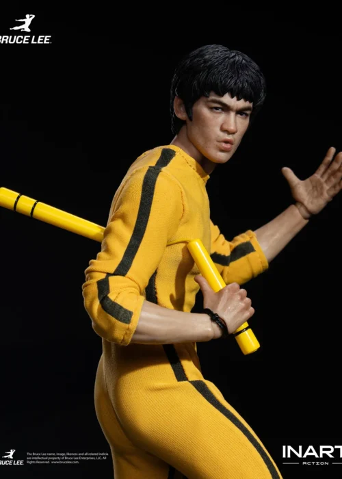 Alternative view of INART Bruce Lee (yellow Jumpsuit) 1/12 Collectible Figure