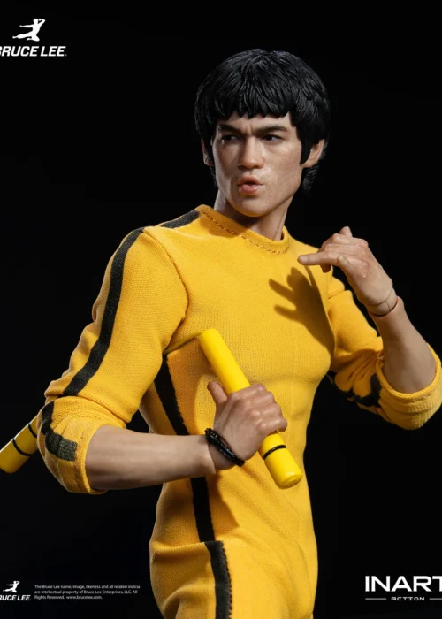INART Bruce Lee (yellow Jumpsuit) 1/12 Collectible Figure - immagine 5