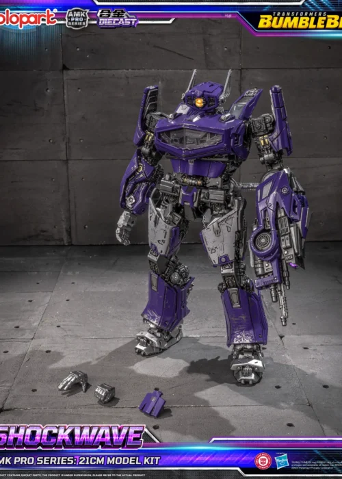 YOLOPARK Transformers Bumblebee Movie Amk Pro Shockwave Model Kit - immagine 7