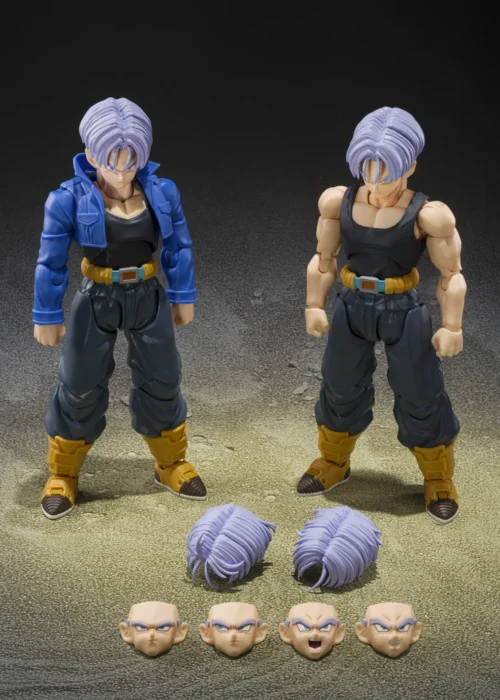 Alternative view of BANDAI Dragon Ball Z Trunks Z-fighters Group Base Ver.b Limited Edition S.H. Figuarts