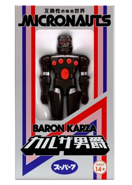 SUPER 7 Micronauts W05 Baron Karza Sdcc/japanese Box Reaction+ Figure