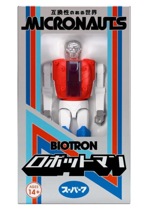 SUPER 7 Micronauts W05 Biotron Sdcc/japanese Box Reaction+ Figure