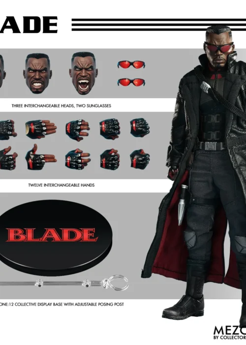 Alternative view of MEZCO TOYS One 12 Collective Blade Action Figure
