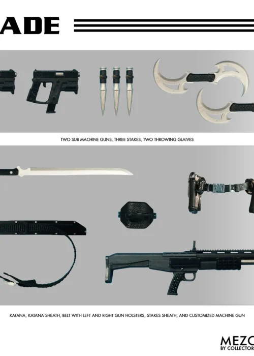 MEZCO TOYS One 12 Collective Blade Action Figure - immagine 7