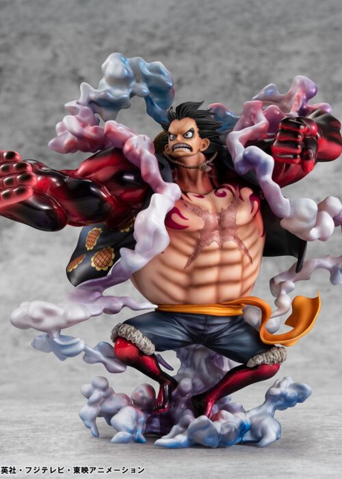 MEGAHOUSE One Piece P.O.P Sa-maximum Monkey D.luffy Gear 4 Boundman 10th Limited Ver. Statue