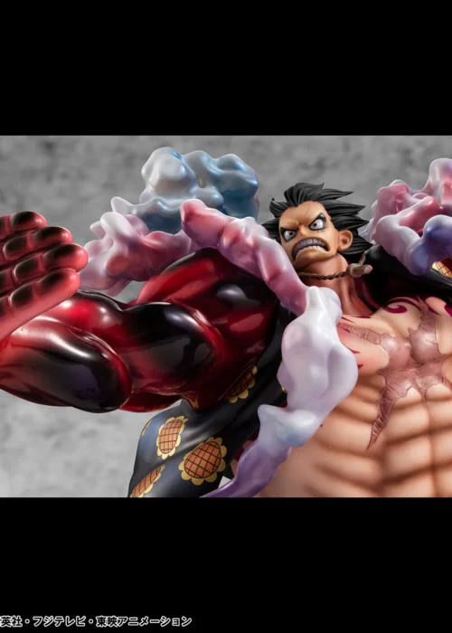 MEGAHOUSE One Piece P.O.P Sa-maximum Monkey D.luffy Gear 4 Boundman 10th Limited Ver. Statue - immagine 6