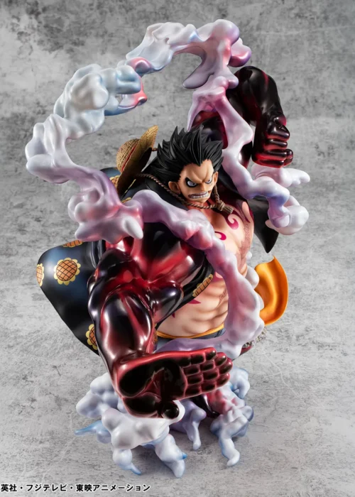 MEGAHOUSE One Piece P.O.P Sa-maximum Monkey D.luffy Gear 4 Boundman 10th Limited Ver. Statue - immagine 9