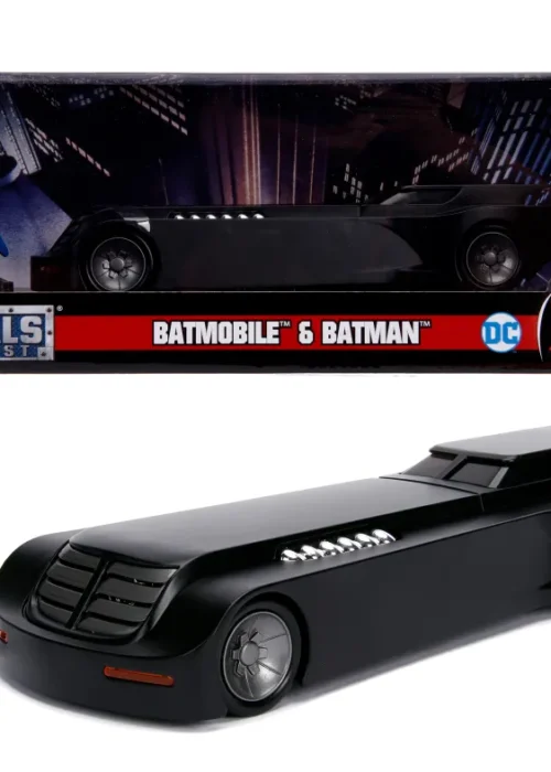 JADA TOYS Batman Animated Series Batman & Batmobile 1/24 Die-cast Model - immagine 5