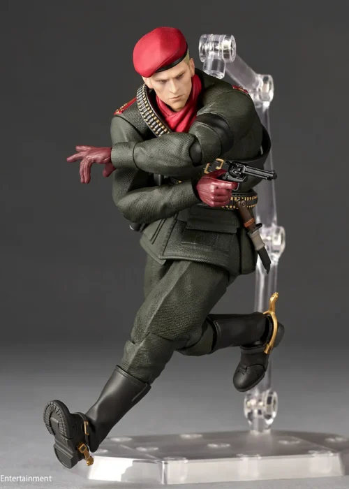 KAIYODO Revoltech A.Y. Metal Gear Solid Delta Snake Eater Ocelot Action Figure - immagine 4