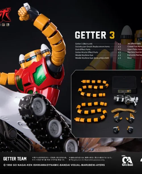CCS TOYS - P001 CHEOLJANG GETTER TEAM - GETTER ROBO ARMAGEDDON - immagine 5