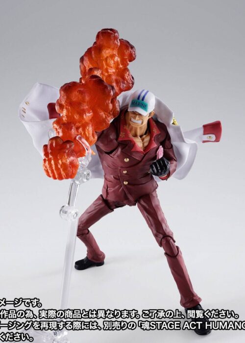 BANDAI One Piece Sakazuki (Akainu) Marineford S.H. Figuarts SHF - immagine 7