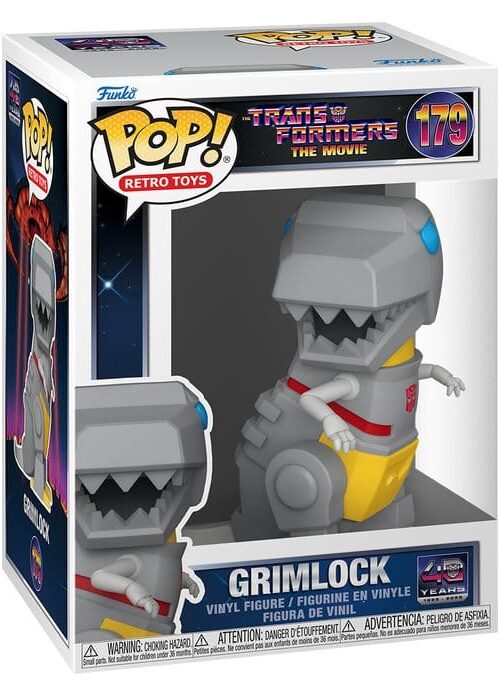 Alternative view of FUNKO POP Transformers POP! Retro Toys Vinyl Figure Grimlock 9 cm