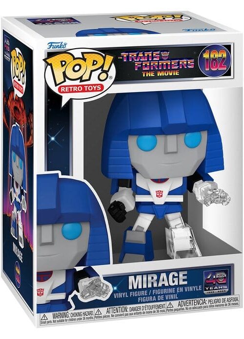 Alternative view of FUNKO POP Transformers POP! Retro Toys Vinyl Figure Mirage 9 cm