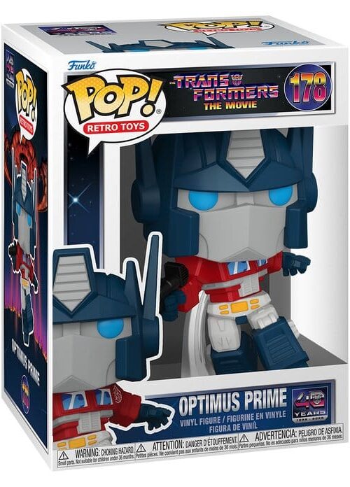 Alternative view of FUNKO POP Transformers POP! Retro Toys Vinyl Figure Optimus Prime 9 cm