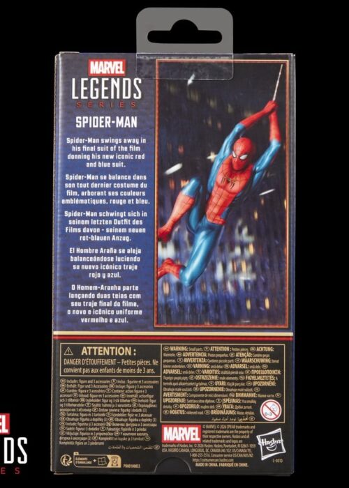 HASBRO Spider-Man: No Way Home Marvel Legends Action Figure Spider-Man 15 cm - immagine 3