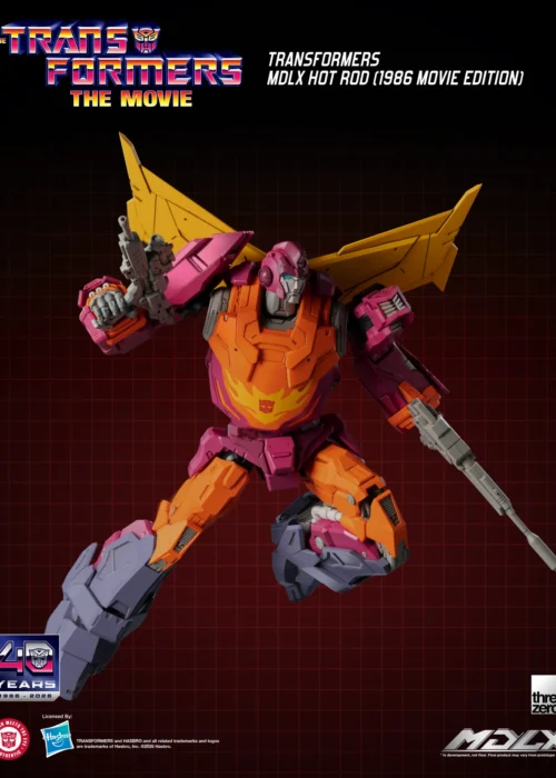 THREEZERO Transformers Hot Rod 1986 Movie MDLX Action Figure - immagine 5