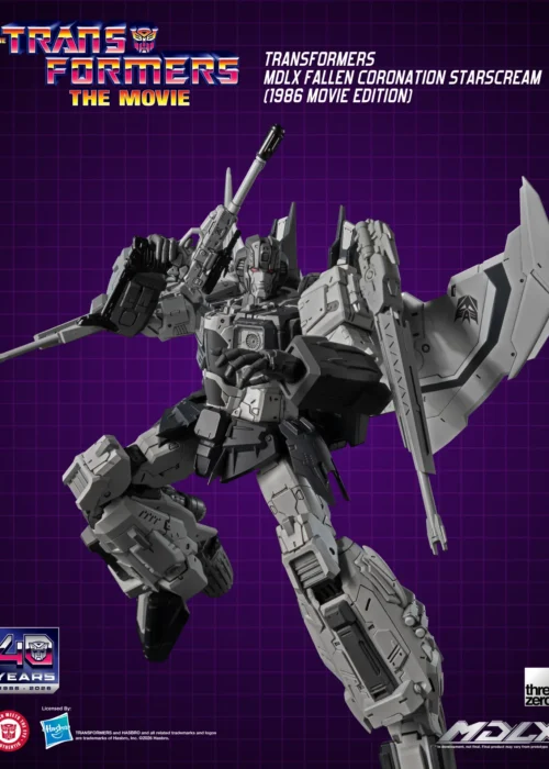 THREEZERO Transformers Fallen Coronation Starscream 1986 Movie MDLX Action Figure - immagine 3