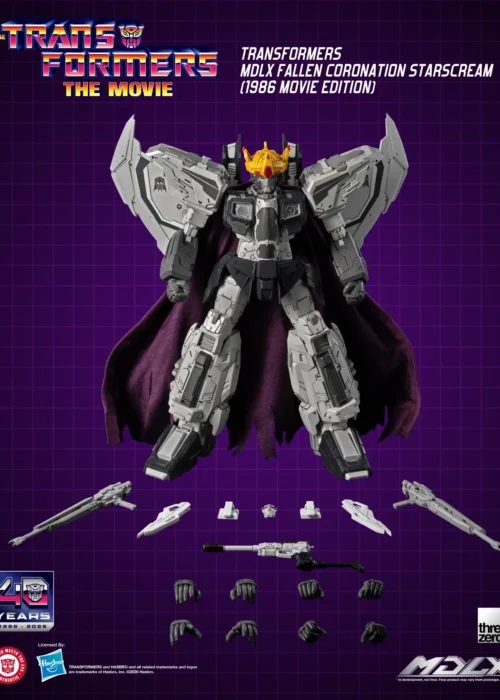 Alternative view of THREEZERO Transformers Fallen Coronation Starscream 1986 Movie MDLX Action Figure