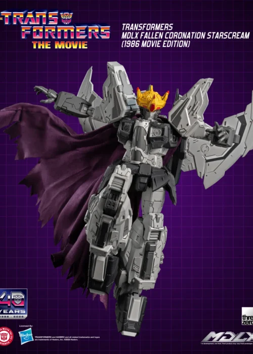 THREEZERO Transformers Fallen Coronation Starscream 1986 Movie MDLX Action Figure - immagine 6