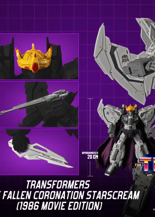 THREEZERO Transformers Fallen Coronation Starscream 1986 Movie MDLX Action Figure - immagine 8