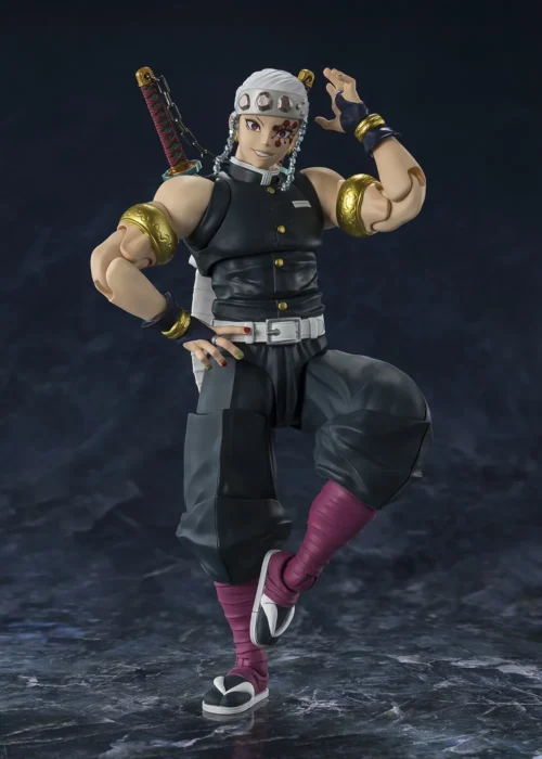 BANDAI SHF Demon Slayer Uzui Tengen S.H. Figuarts - immagine 3