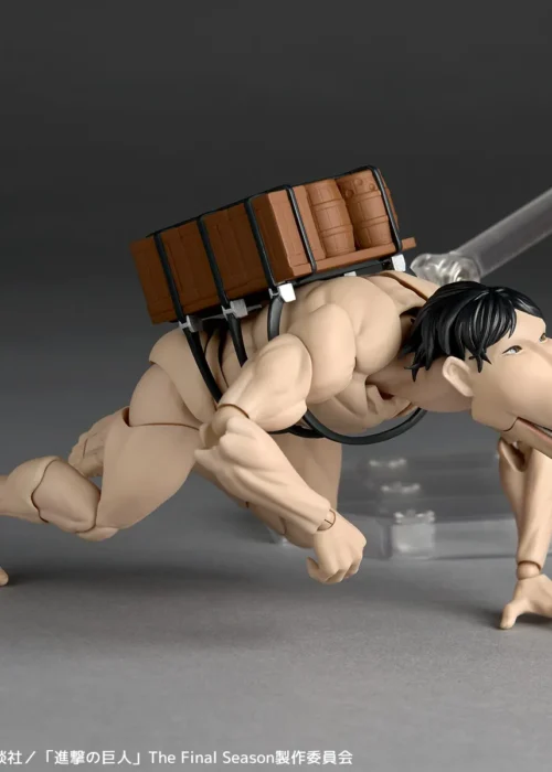 KAIYODO Revoltech Amazing Yamaguchi Attack On Titan Cart Titan Action Figure - immagine 3