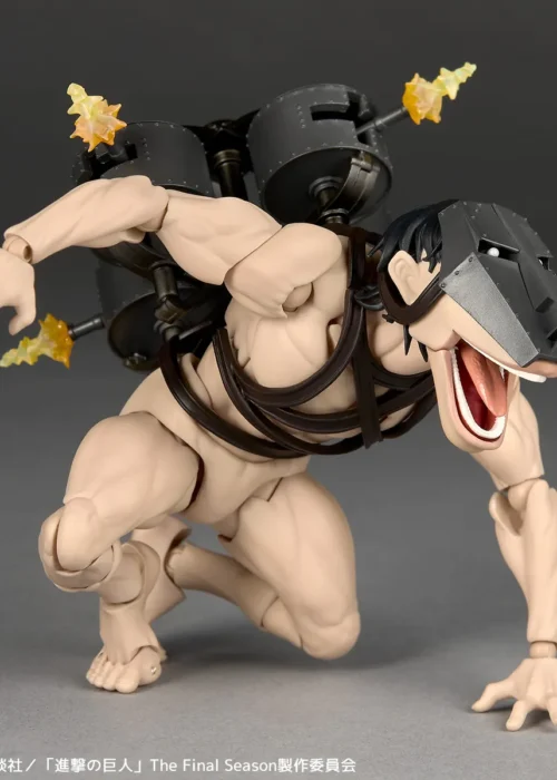 KAIYODO Revoltech Amazing Yamaguchi Attack On Titan Cart Titan Action Figure - immagine 7