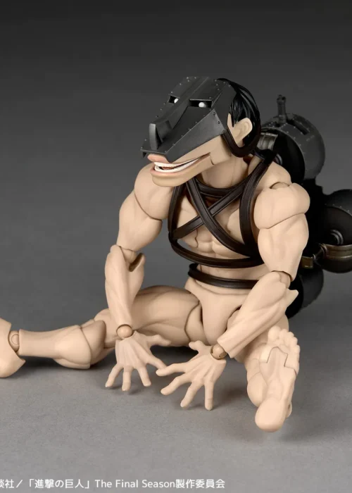 KAIYODO Revoltech Amazing Yamaguchi Attack On Titan Cart Titan Action Figure - immagine 5