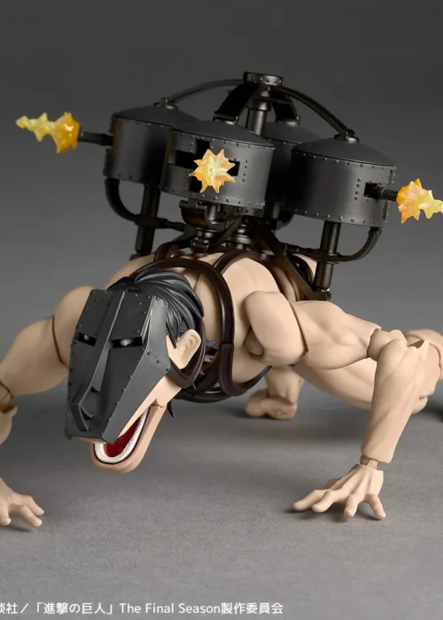 KAIYODO Revoltech Amazing Yamaguchi Attack On Titan Cart Titan Action Figure