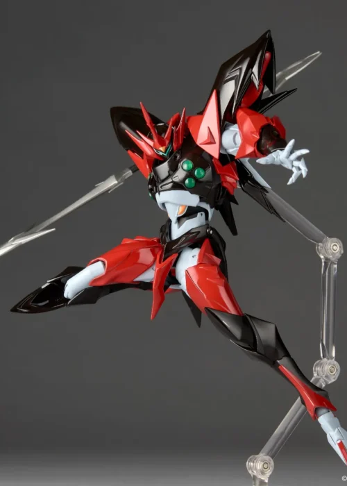 KAIYODO Revoltech Amazing Yamaguchi Tekkaman Evil Action Figure - immagine 7